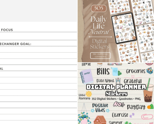 Start Planning With Me cover photo collage