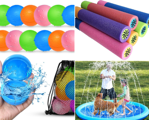 Things For Kids To Do On A Hot Summer Day 🌞 cover photo collage