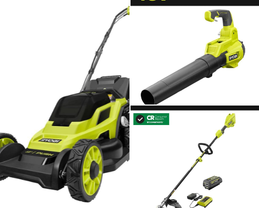 Lawn care cover photo collage