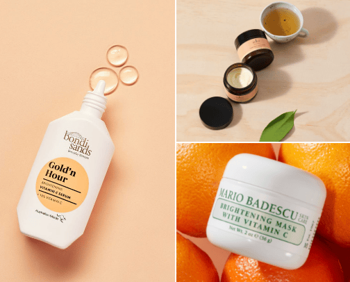 Skin care cover photo collage