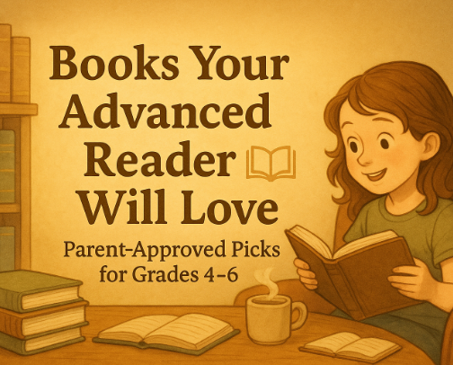 ✨ Books Your Advanced Reader Will Love: Hand-Picked Chapter Adventures for 4th–6th Grade Kids cover photo collage