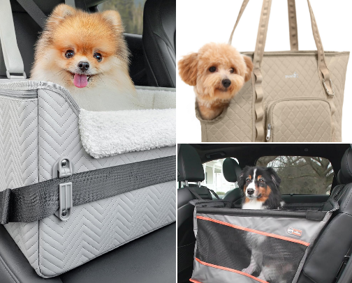 Pet travel must have's cover photo collage