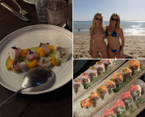 california girls trip to santa barbara: beach, shop, & wine cover photo collage