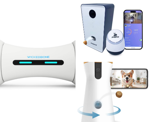 Smart dogs need Smart toys cover photo collage
