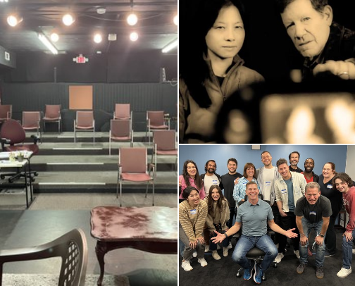 Acting studio cover photo collage