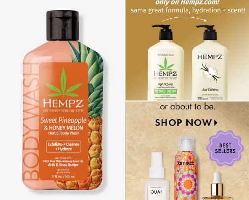 Ulta pure bliss in every drop cover photo collage