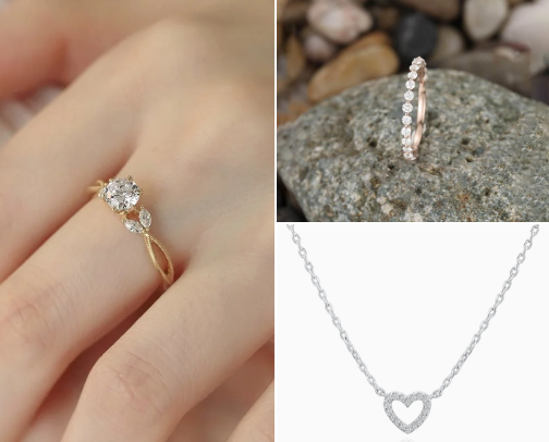 Timeless beauty in every sparkle✨ cover photo collage