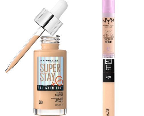 Glass Skin Drugstore Makeup cover photo collage