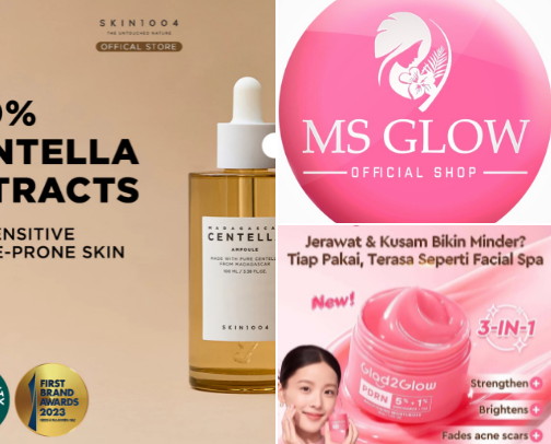 The whitening and softening skincare that I use cover photo collage
