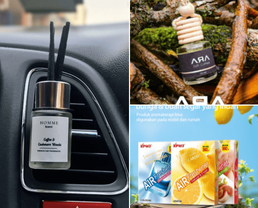 Pengharum Mobil dan Ruangan | Car and Room Fragrance cover photo collage