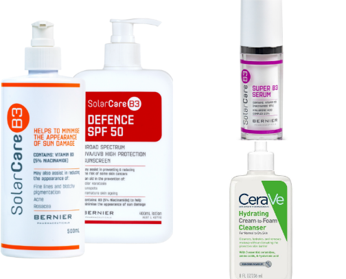 Essential Skin, Lip and Hair Care products for maturing skin and gentle for children. cover photo collage