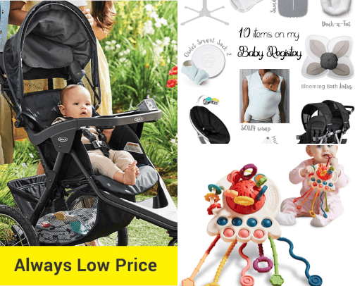 Baby nursary supplies cover photo collage