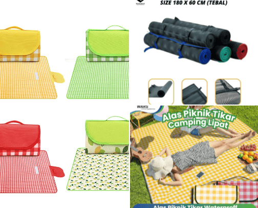 Perlengkapan Camping cover photo collage