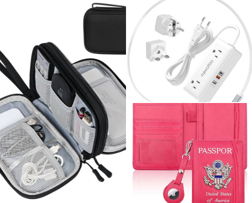 Travel essentials cover photo collage