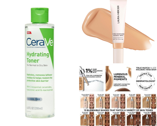 My favorite beauty recs cover photo collage