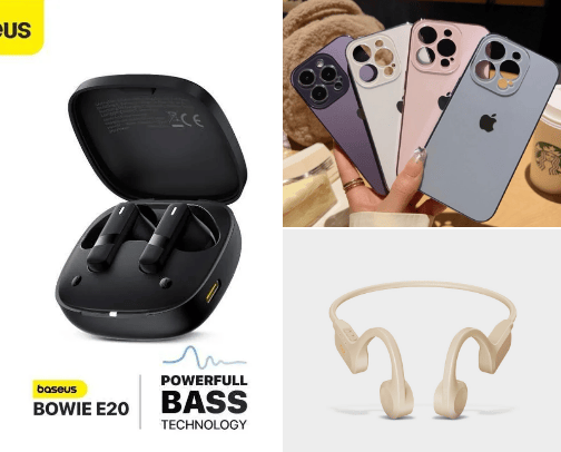 mobile phone accessories cover photo collage