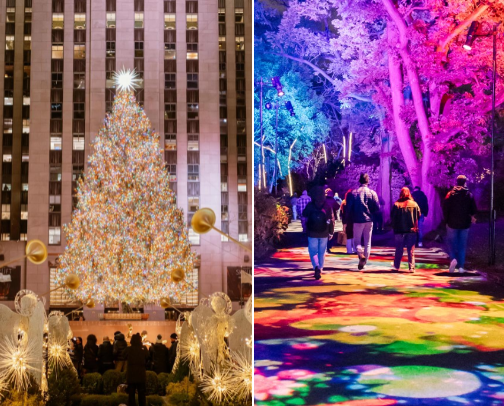 🎀❄️ THINGS TO DO IN NYC THIS CHRISTMAS 2025 cover photo collage