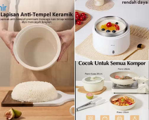 kitchen appliances / peralatan dapur cover photo collage