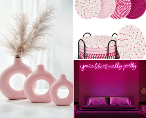 PINK 🎀 cover photo collage
