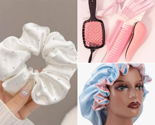 Natural Hair Essentials💇‍♀️ Under $20 cover photo collage