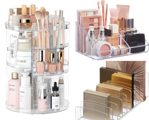 Makeup & Face Organization Essentials cover photo collage