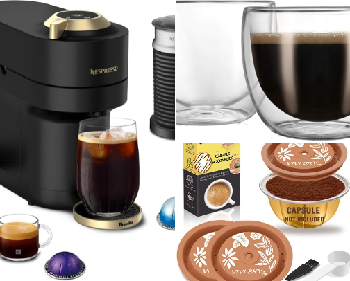 Gothic Dark Academia Coffee Bar cover photo collage