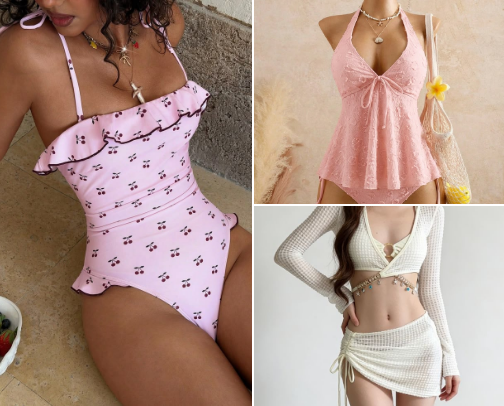 Swimwear That Eats ☀️🔥 Flattering & Trendy Swimsuits You’ll Be Obsessed With cover photo collage