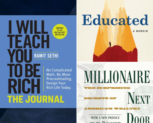 POVERTY TO RICHES BOOKS. cover photo collage