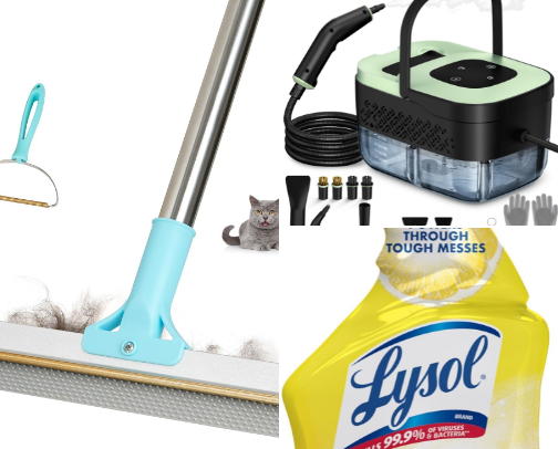 Must HAVE cleaning supplies used by me as a house cleaner 😉 cover photo collage