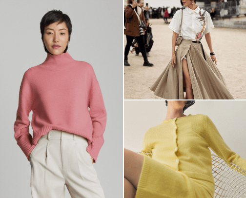 High Quality Cashmere Pieces for Your Fall and Winter Outfits cover photo collage