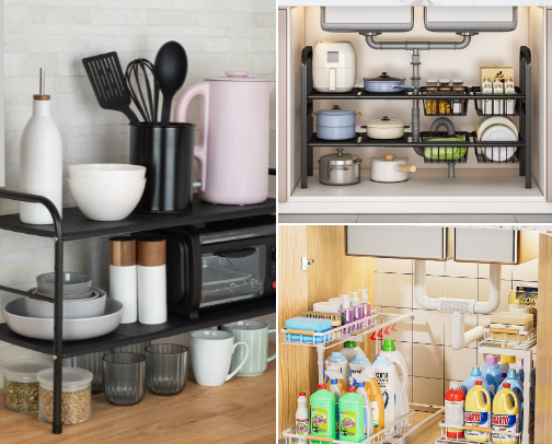 Small space organization essential cover photo collage