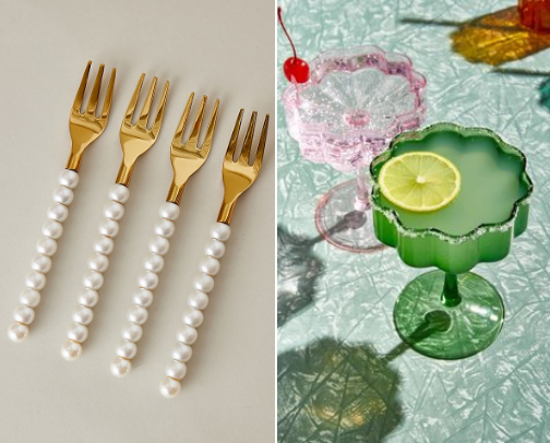 Aesthetic Brunch Table Decor & Glassware cover photo collage