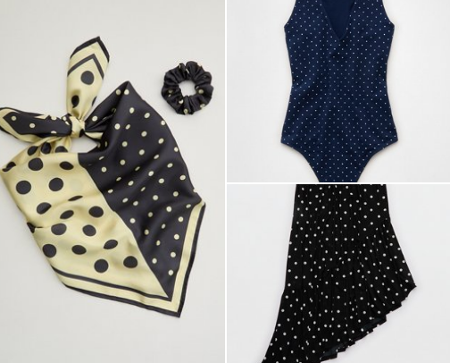 POLKA DOT TREND🖤🤍 cover photo collage