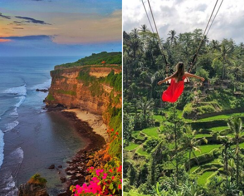 Bali, Indonasia cover photo collage