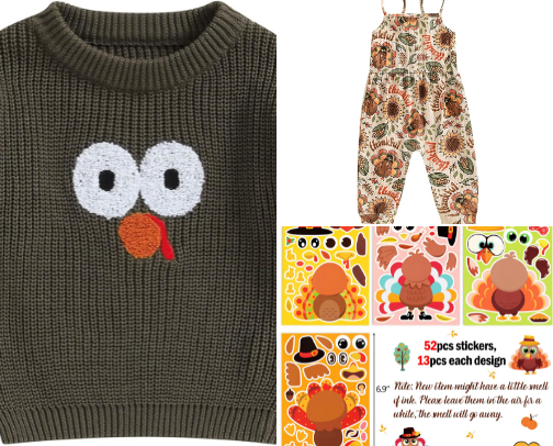 Thanksgiving for little under 5 cover photo collage
