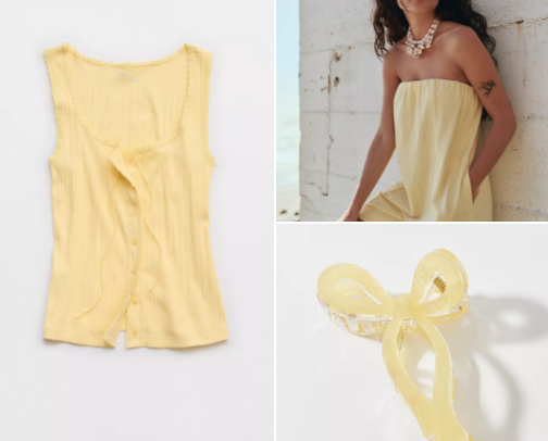 butter yellow finds 🧈💛 cover photo collage