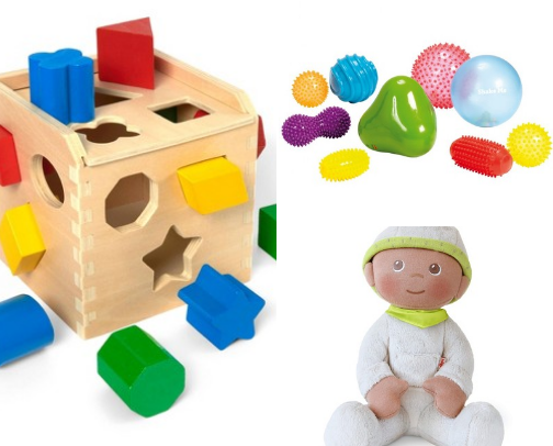 sensory-friendly first gifts for a toddler girl cover photo collage