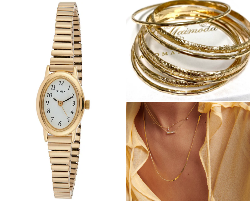 Golden Elegance & Timeless Adornments 👑 cover photo collage