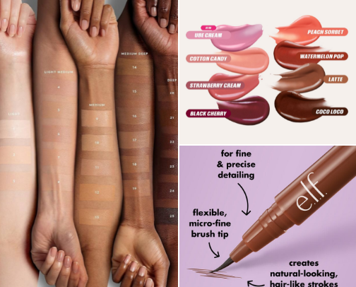 Affordable makeup products for a natural everyday look cover photo collage