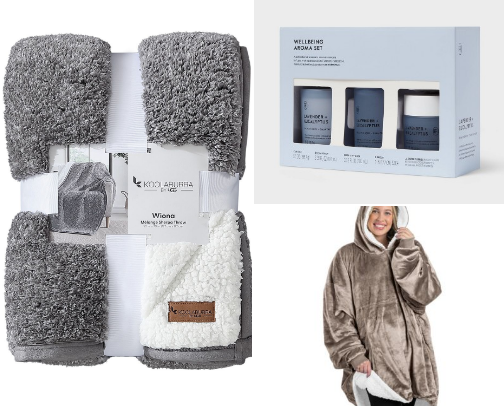 cozy winter home essentials cover photo collage