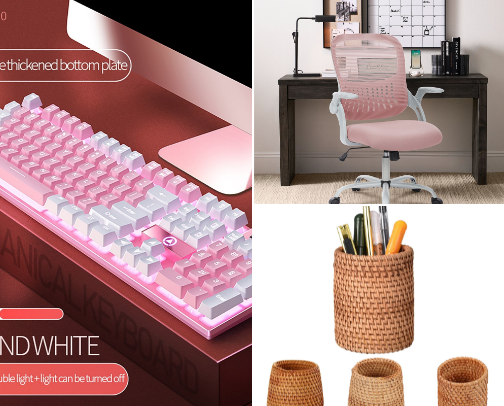 Cozy home office finds cover photo collage