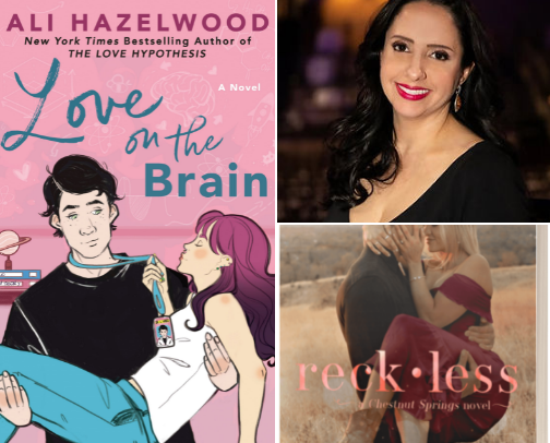 My go-to romance authors cover photo collage