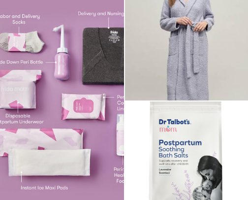 Mom’s essentials after baby! cover photo collage