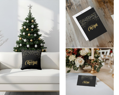 Elegant Black Collection🎉 cover photo collage