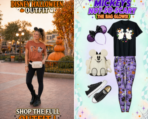 Cute Disney Fall & Halloween Park Outfits for Women cover photo collage