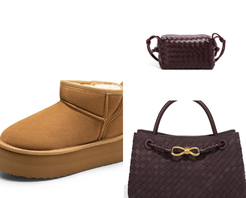 Winter accessories cover photo collage