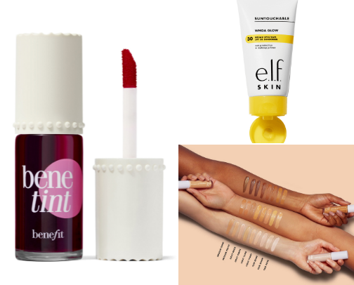 Low maintenance beauty cover photo collage