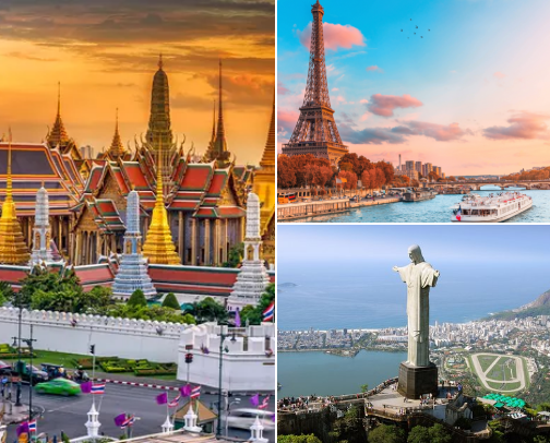 Top Destinations to Visit to Relax and Have fun cover photo collage