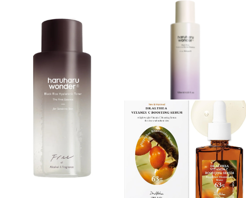 Skincare I’d repurchase ✨ cover photo collage