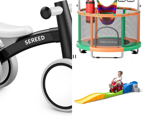 Active toddler must haves cover photo collage